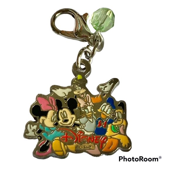 Vintage Disney Fabulous Fab 5 Charm Mickey Minnie Goofy Pluto Donald Daisy Duck - Picture 3 of 9